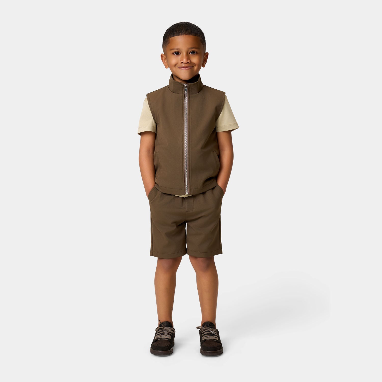 Ayden Bodywarmer Suit Brune - Brown